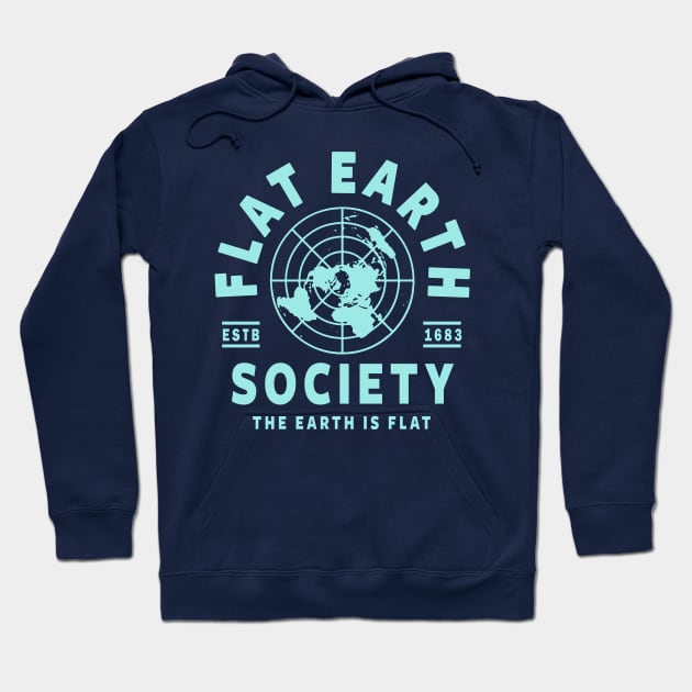 FLAT EARTH SHIRT, FLAT EARTH SOCIETY T-SHIRT, FLAT EARTHER Hoodie by Tshirt Samurai